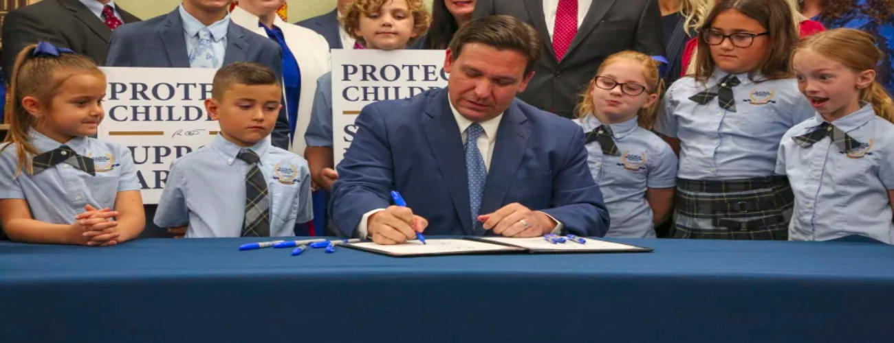 Parental Rights in Education Bill Signed by Florida Governor Ron DeSantis